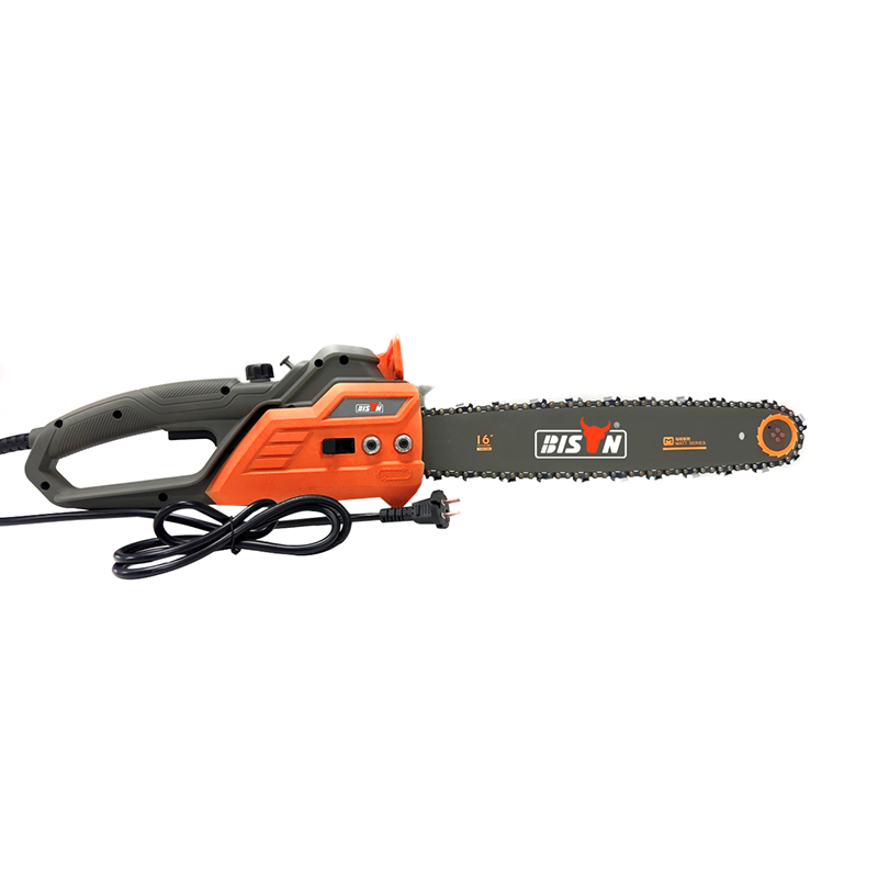 low kickback power chain saws with free tensioner