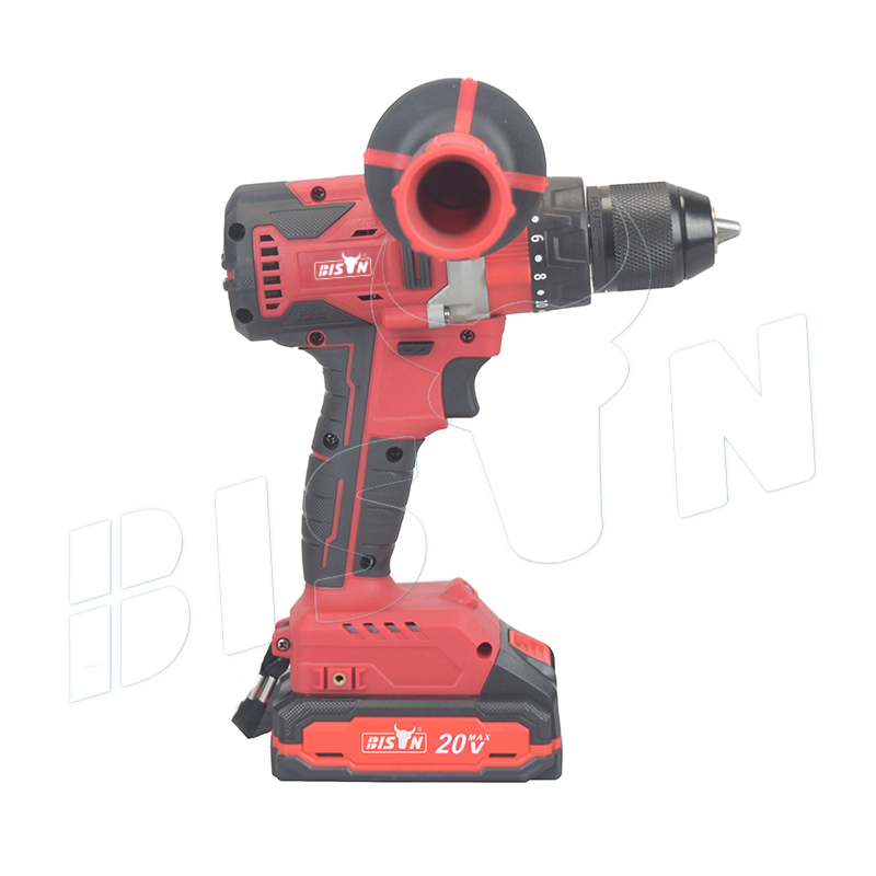 battery powered drill with side handle