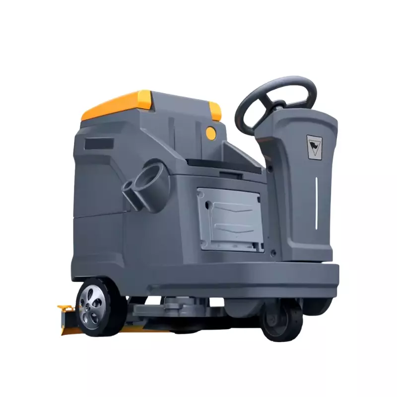 heavy-duty commercial floor scrubber