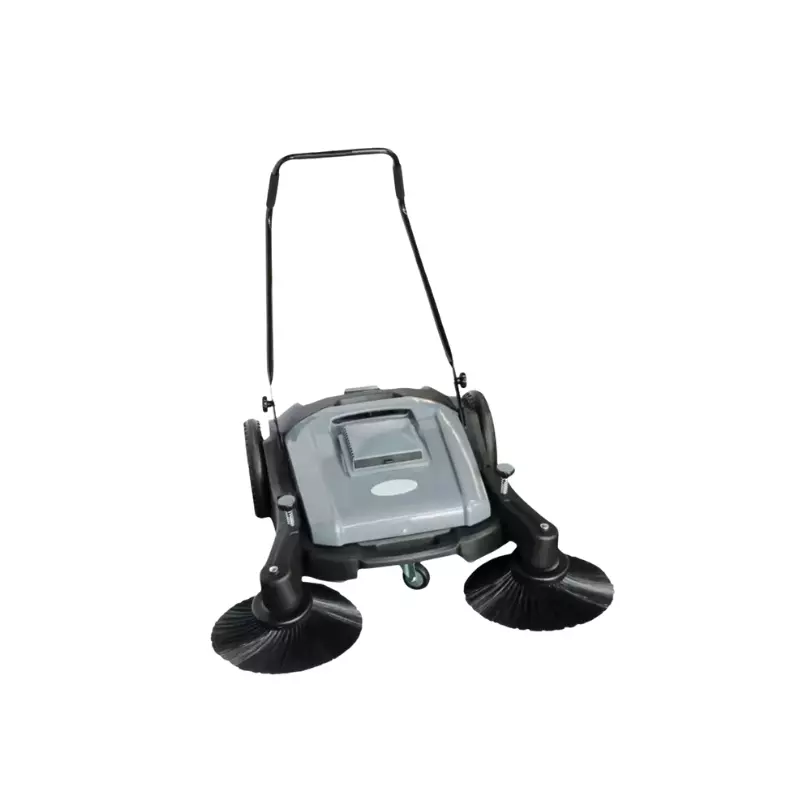 battery powered push floor sweeper