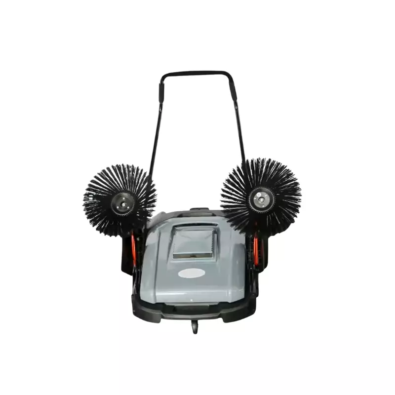 battery powered push floor sweeper